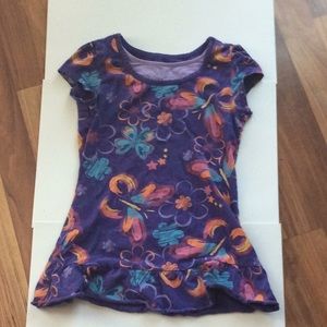 Circo purple little girls t-shirt size M ( 7/8 )